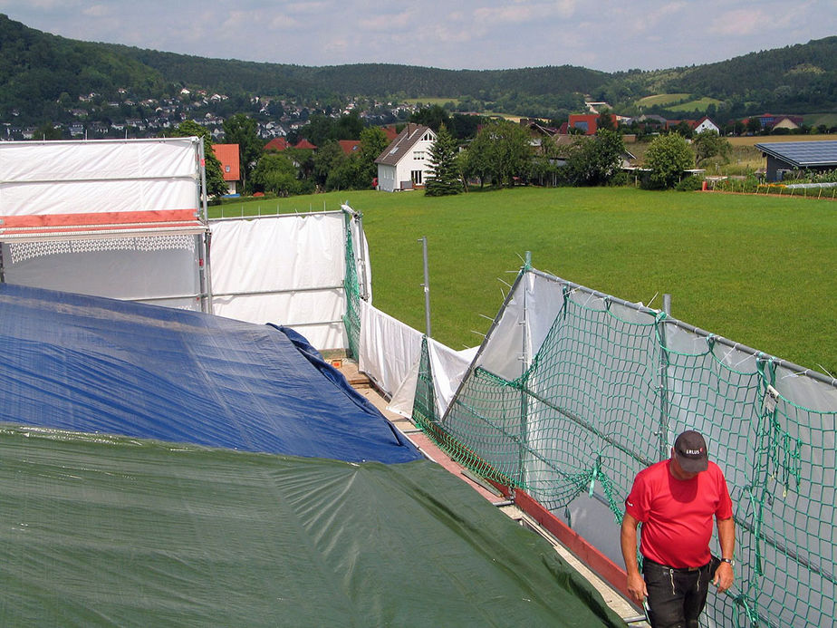 Renovierungsarbeiten am Pfarrhaus der Katholischen Kirchengemeinde Zierenberg